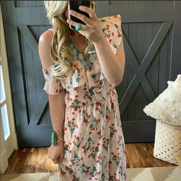🔥Bohemian Floral Maxi Dress SALE - Picture 1 of 6